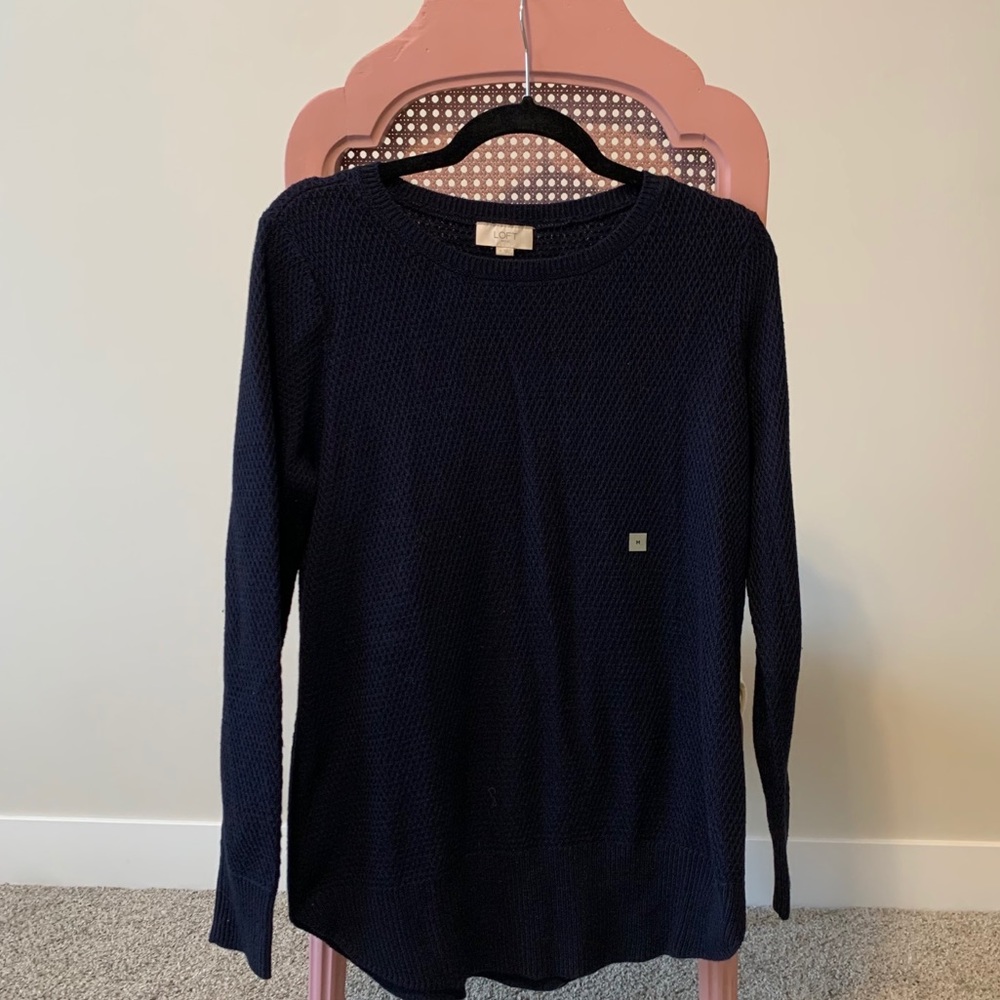 New with tags loft outlet blue sweater